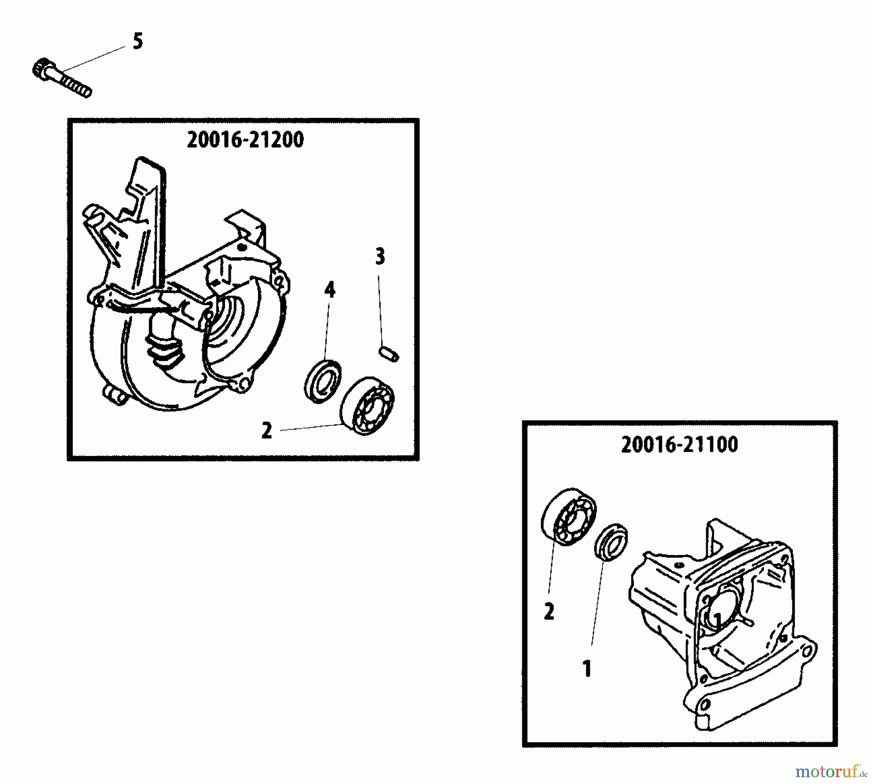 Shindaiwa Kehrmaschinen PB230 - Shindaiwa Power Broom Crankcase