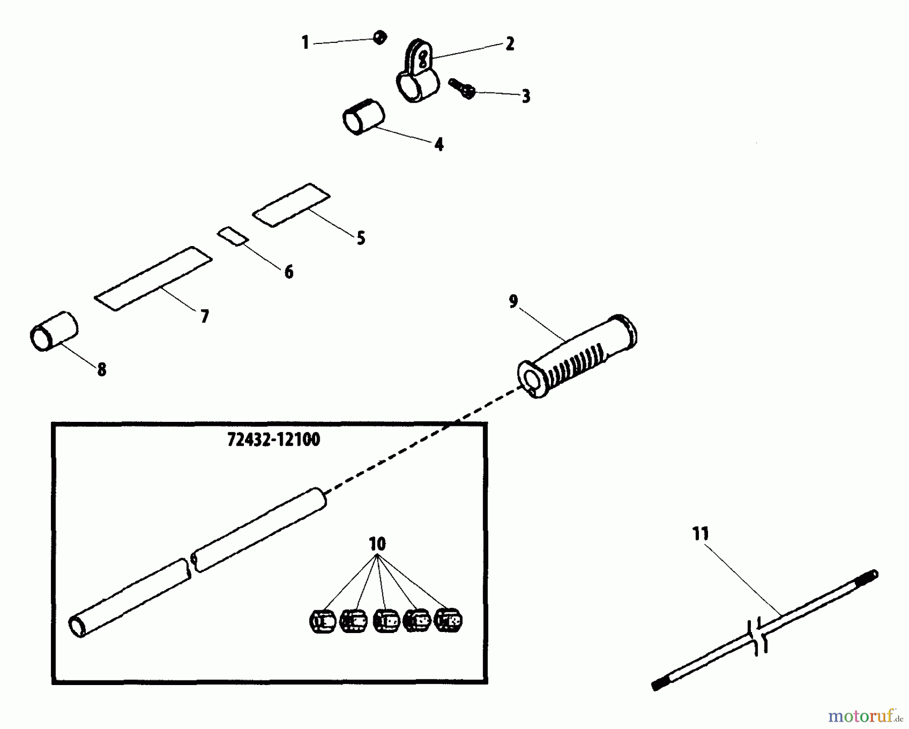 Shindaiwa Kehrmaschinen PB230 - Shindaiwa Power Broom Outer Tube