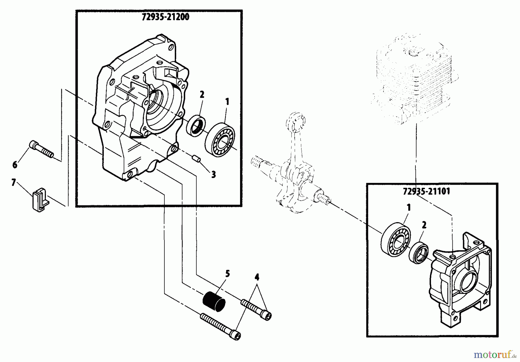 Shindaiwa Bläser / Sauger / Häcksler / Mulchgeräte EB480 - Shindaiwa Back Pack Blower Crankcase
