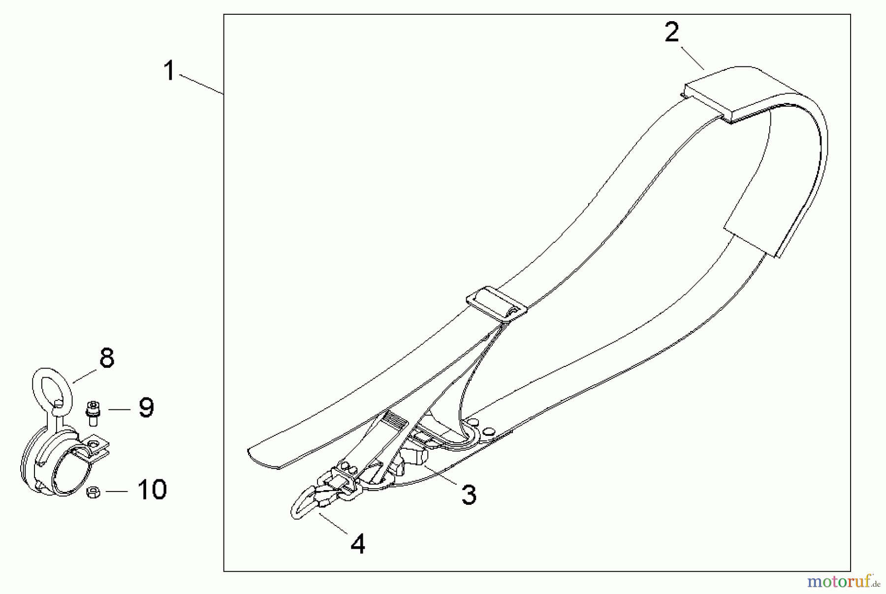 Shindaiwa Kehrmaschinen PB3410 - Shindaiwa Power Broom Accessories: Harness