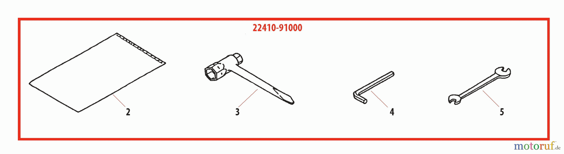 Shindaiwa Trimmer, Faden / Bürste 22C - Shindaiwa String Trimmer / Brush Cutter Tool Set, Accessories