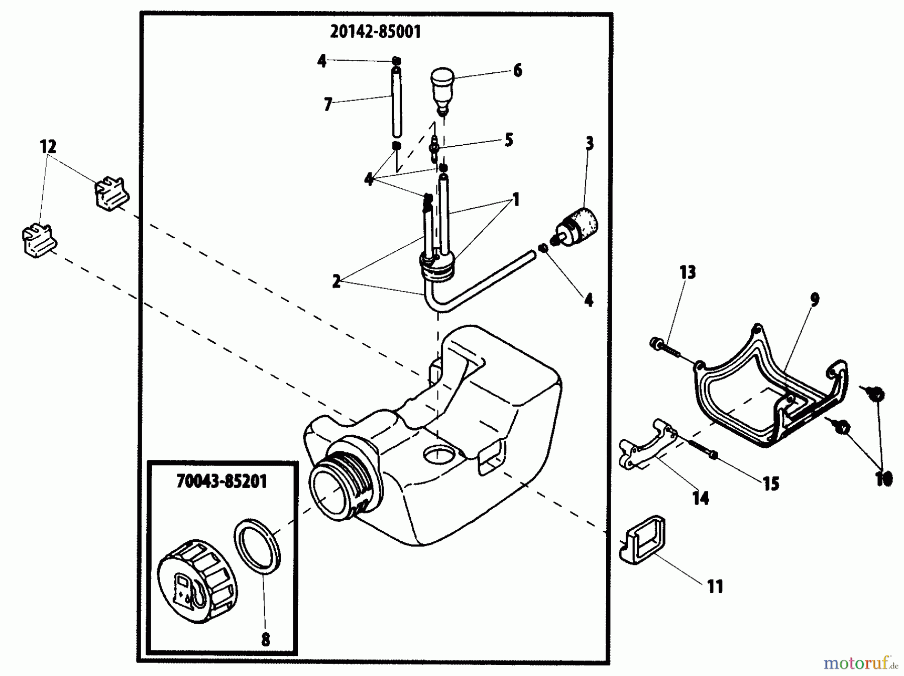  Shindaiwa Trimmer, Faden / Bürste 22F - Shindaiwa String Trimmer Fuel Tank