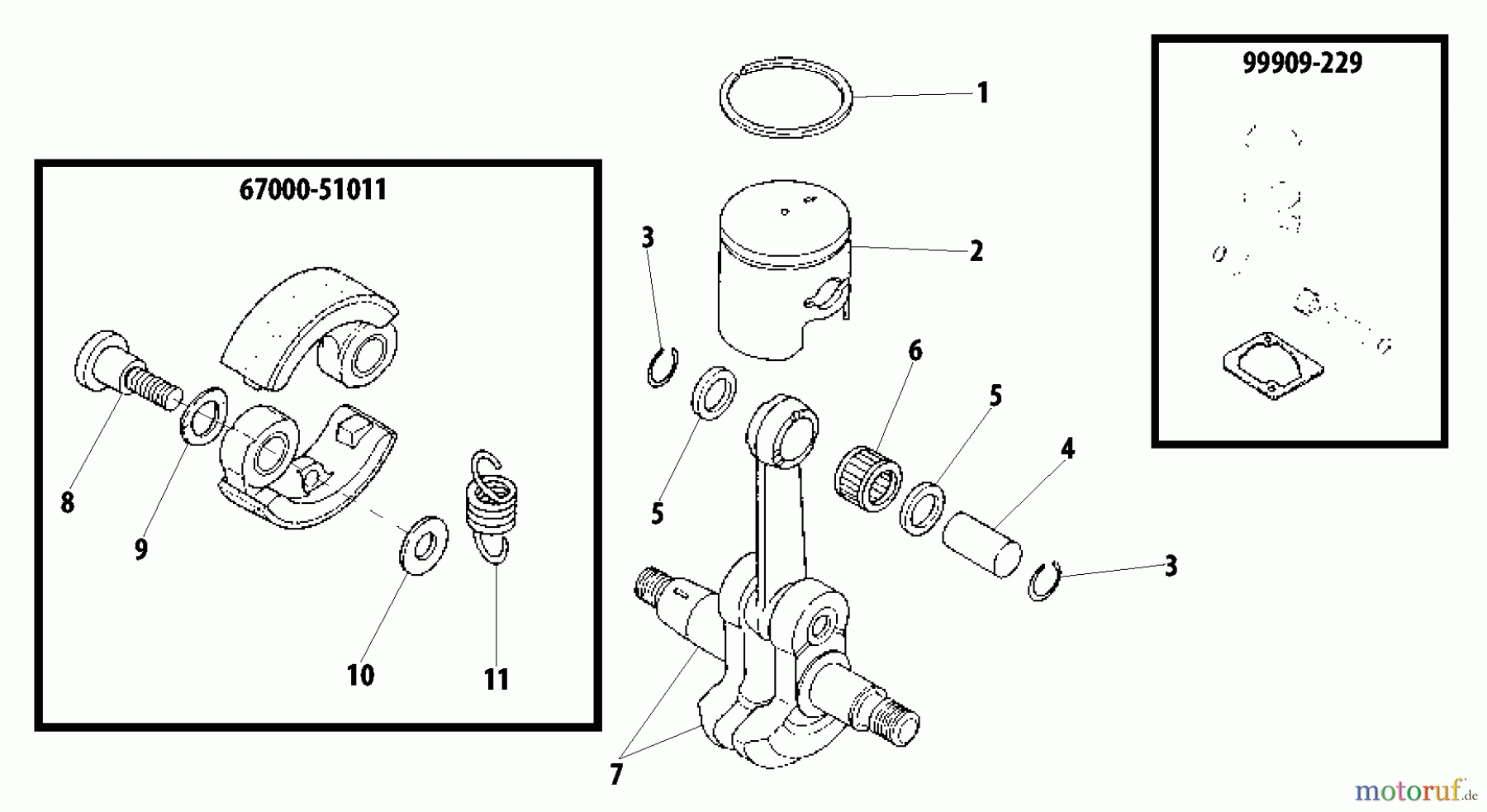  Shindaiwa Trimmer, Faden / Bürste 22T - Shindaiwa String Trimmer Clutch, Piston