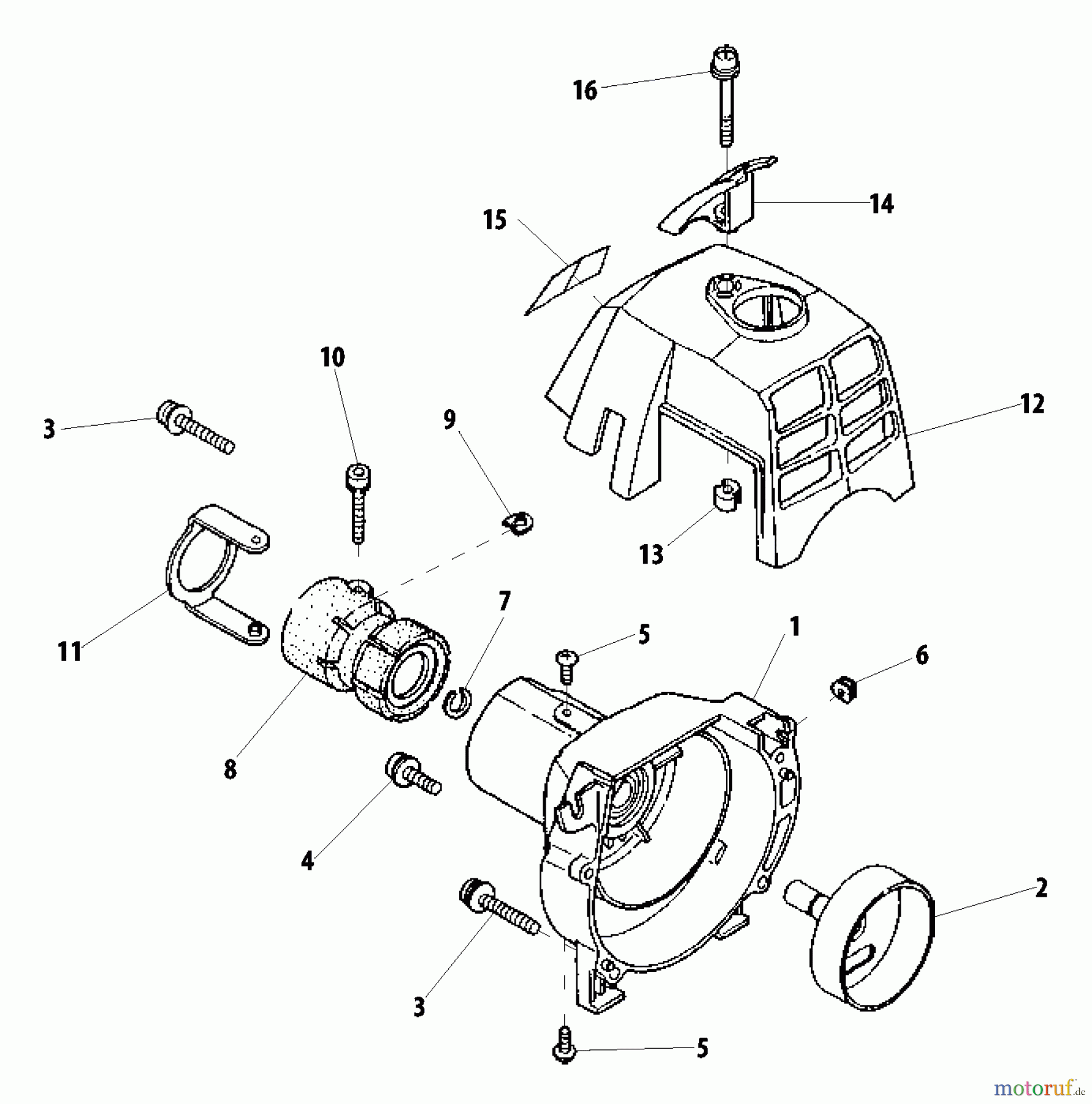 Shindaiwa Trimmer, Faden / Bürste 22T - Shindaiwa String Trimmer Fan Cover