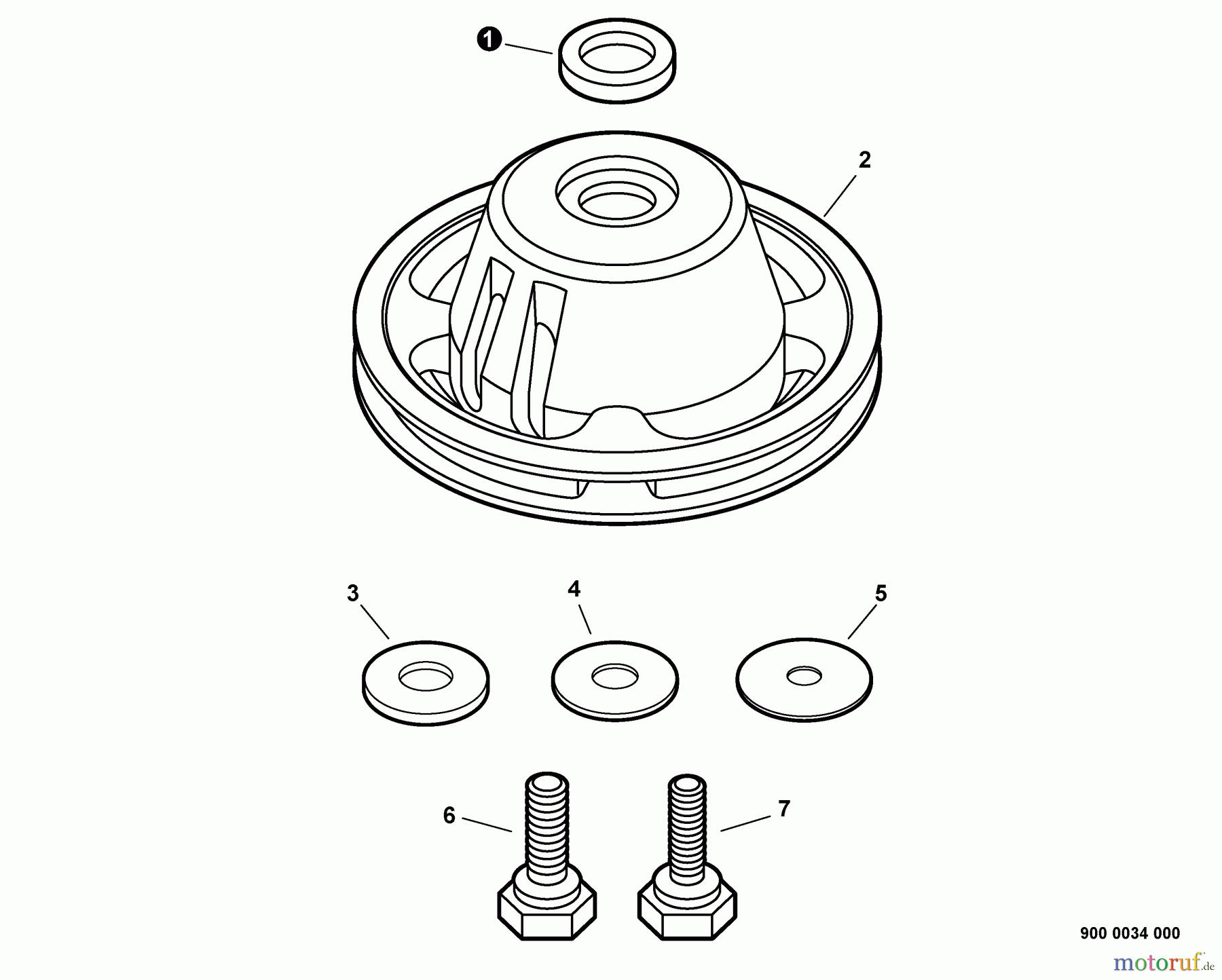 Shindaiwa Trimmer, Faden / Bürste 80786A - Shindaiwa Heavy Duty Fixed Line Head 80786A Heavy Duty Fixed Line Head
