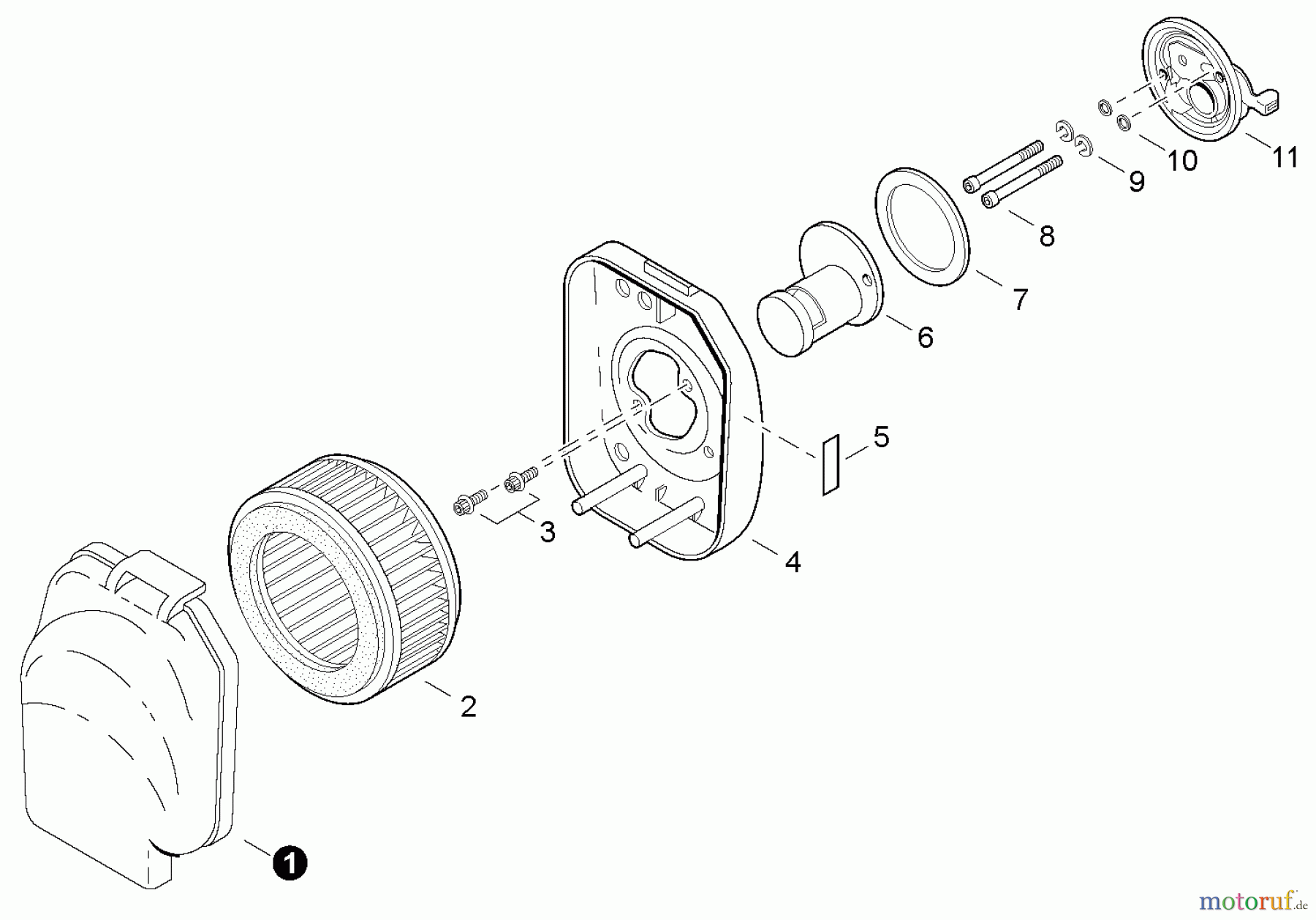 Shindaiwa Bläser / Sauger / Häcksler / Mulchgeräte EB500 - Shindaiwa Back Pack Blower, Air Filter