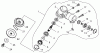 Shindaiwa B45LA - String Trimmer / Brush Cutter, S/N: 9013121 - 9096060 Ersatzteile Gear Case