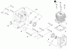 Shindaiwa EB500 - Back Pack Blower, Ersatzteile Cylinder / Crankcase