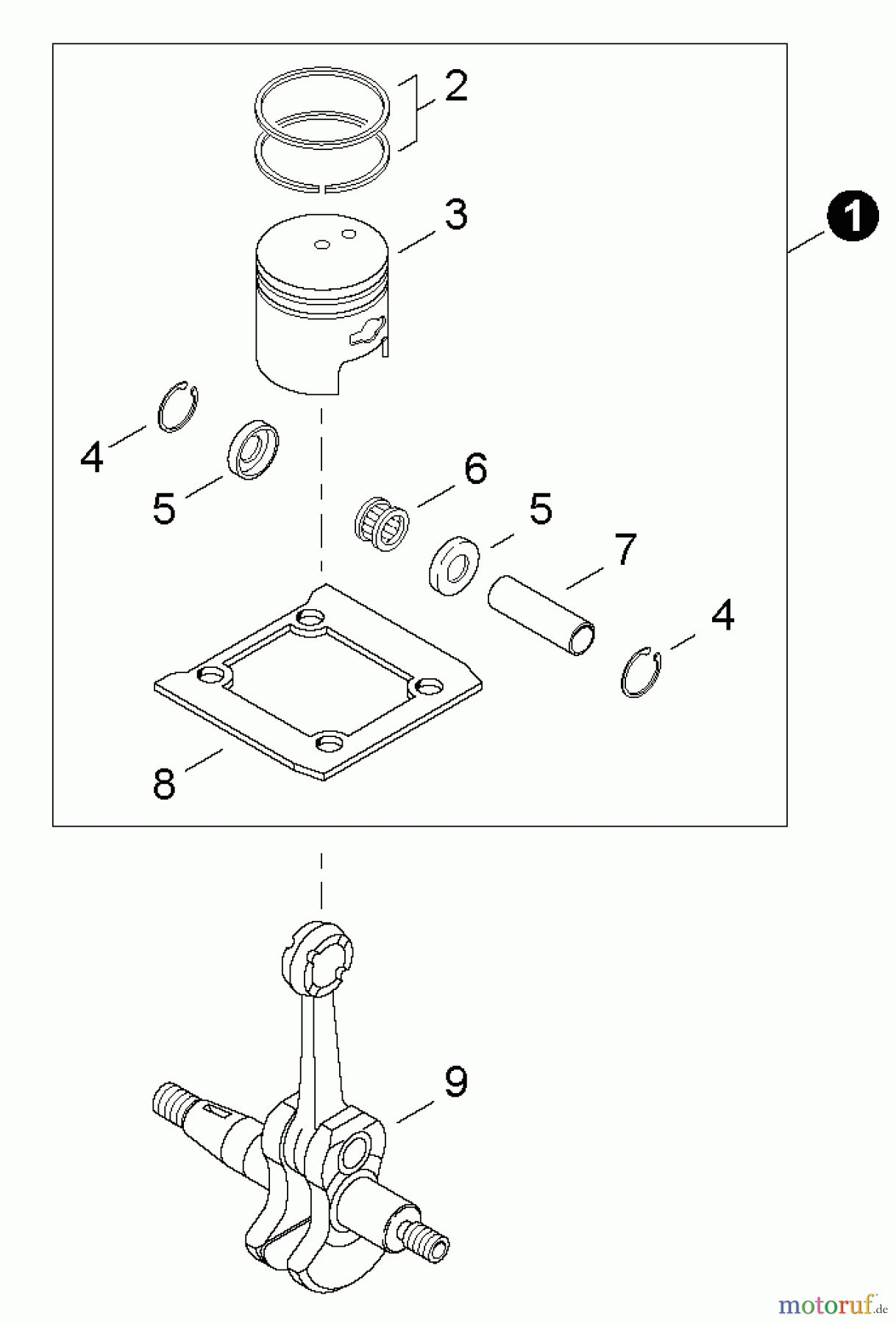Shindaiwa Bläser / Sauger / Häcksler / Mulchgeräte EB500 - Shindaiwa Back Pack Blower, Piston / Crankshaft