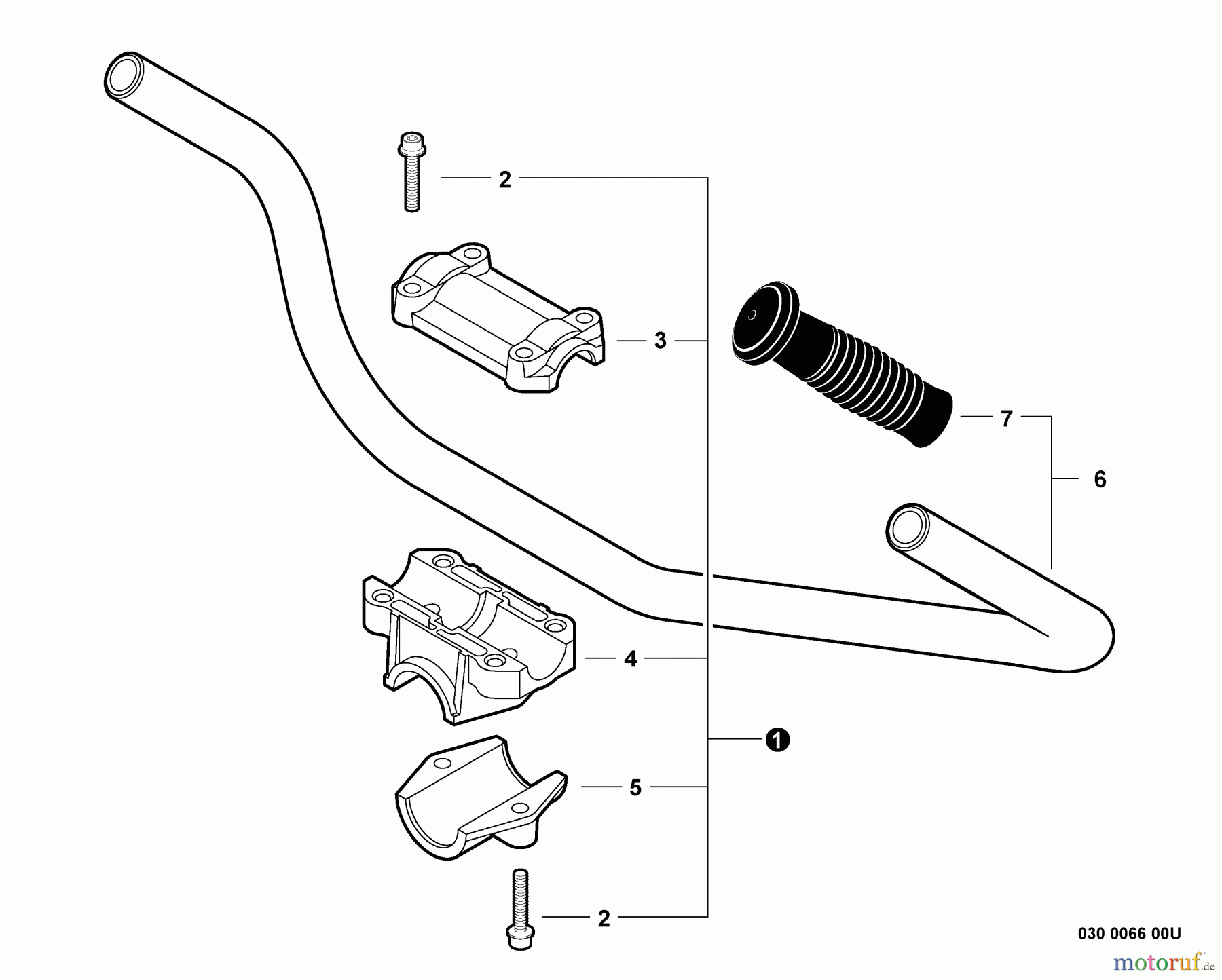 Shindaiwa Trimmer, Faden / Bürste C242 - Shindaiwa String Trimmer / Brush Cutter, S/N: T16512001001 - T16512999999 U-Handle