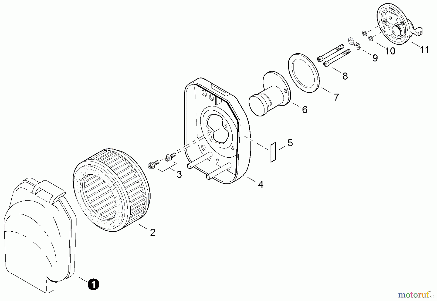 Shindaiwa Bläser / Sauger / Häcksler / Mulchgeräte EB500EC1 - Shindaiwa Back Pack Blower, Air Filter