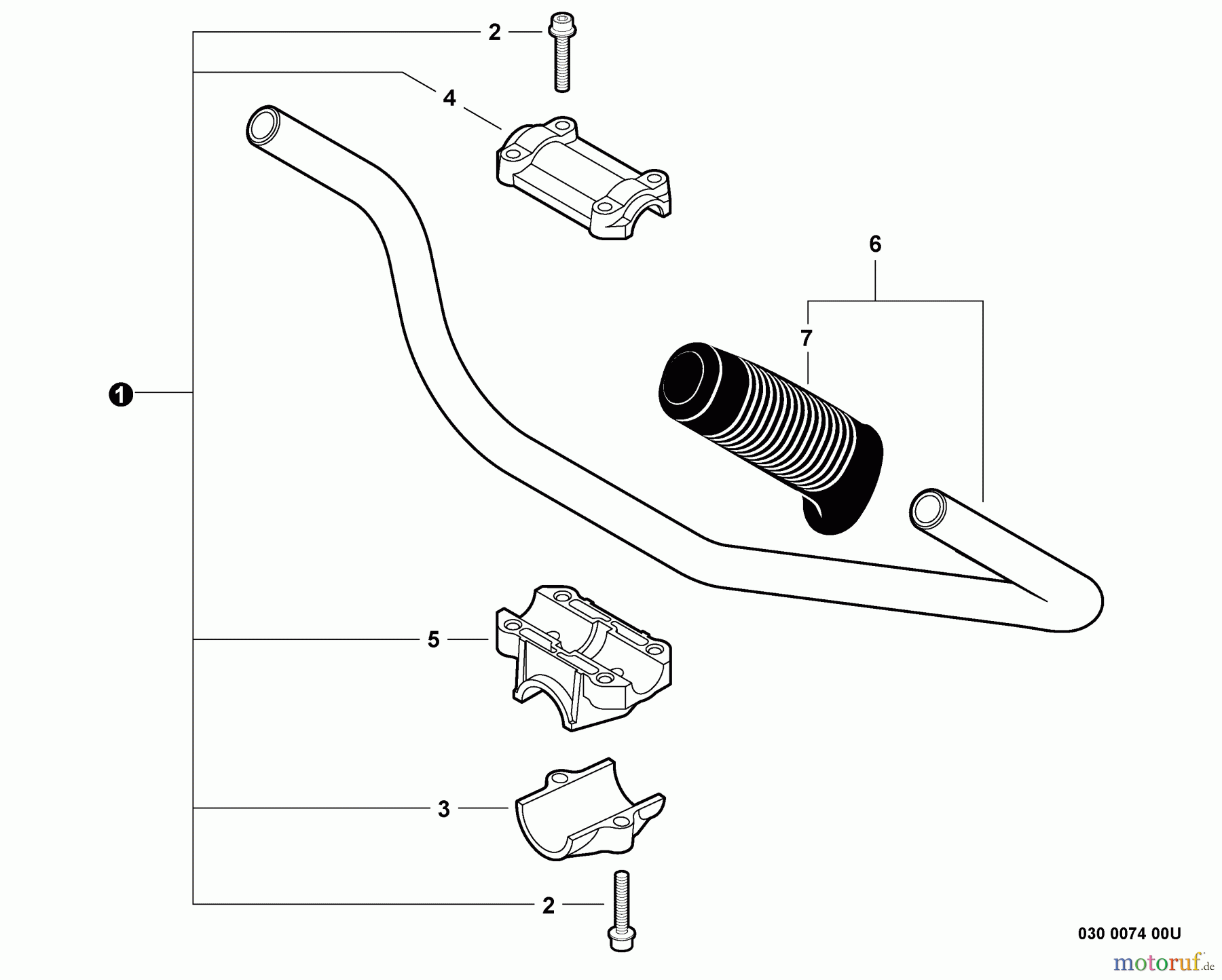  Shindaiwa Trimmer, Faden / Bürste C254 - Shindaiwa String Trimmer / Brush Cutter, S/N: T10611001001 - T1061199 U-Handle