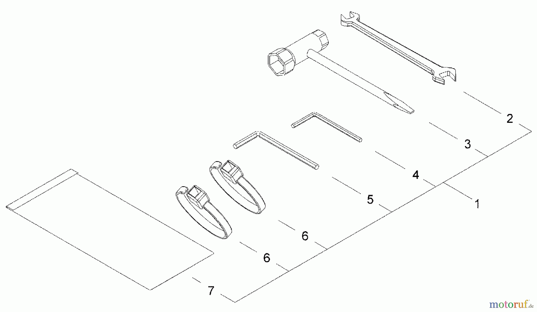 Shindaiwa Trimmer, Faden / Bürste C3410 - Shindaiwa String Trimmer / Brush Cutter Service Tool Kit