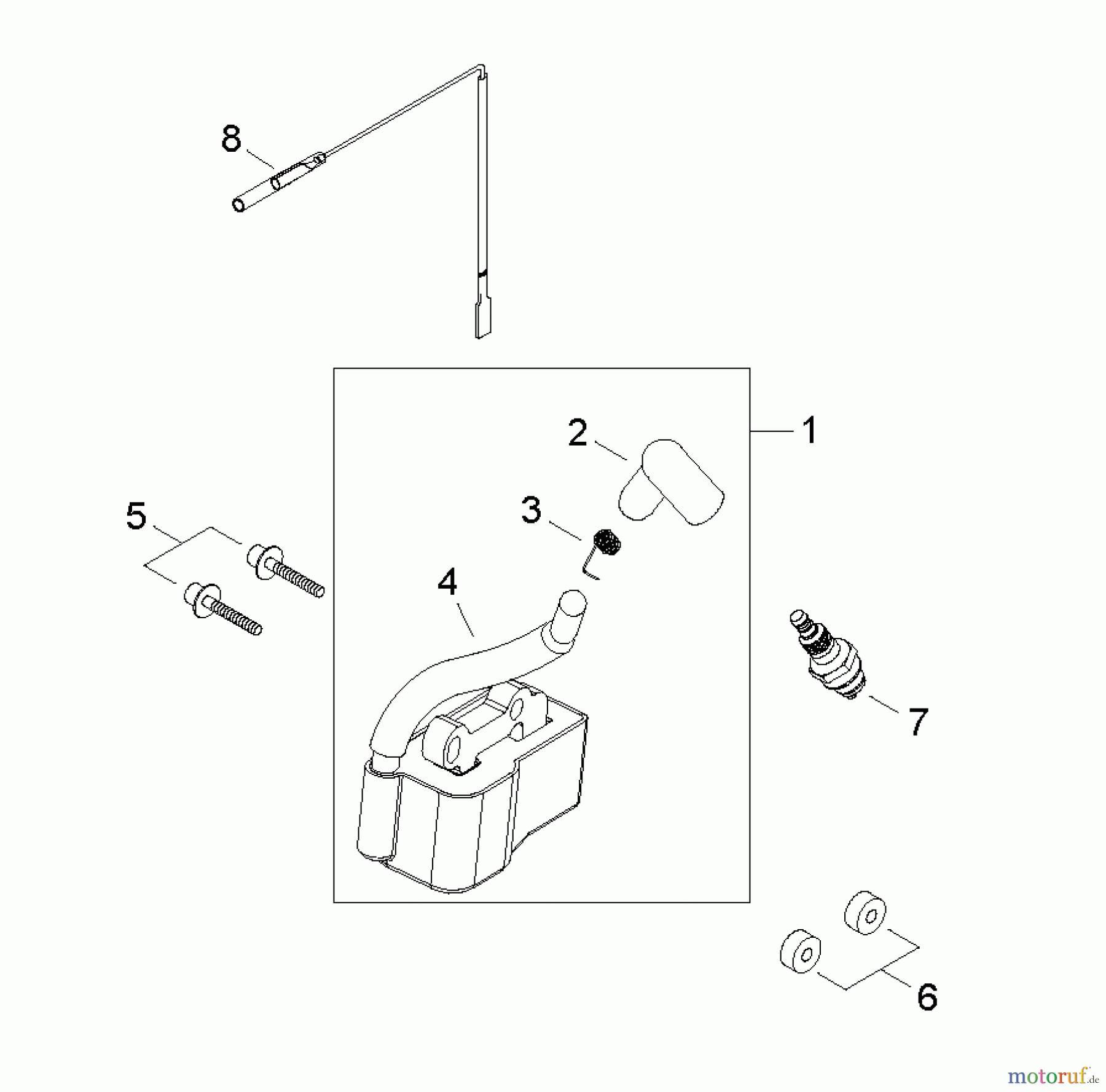 Shindaiwa Trimmer, Faden / Bürste C344 - Shindaiwa String Trimmer / Brush Cutter, S/N: T15111001001 - T1511199 Ignition
