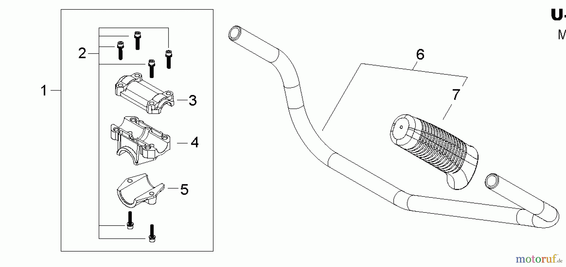 Shindaiwa Trimmer, Faden / Bürste C344 - Shindaiwa String Trimmer / Brush Cutter, S/N: T15111001001 - T1511199 U-Handle
