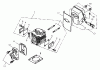 Shindaiwa F195S - String Trimmer Ersatzteile Cylinder, Muffler
