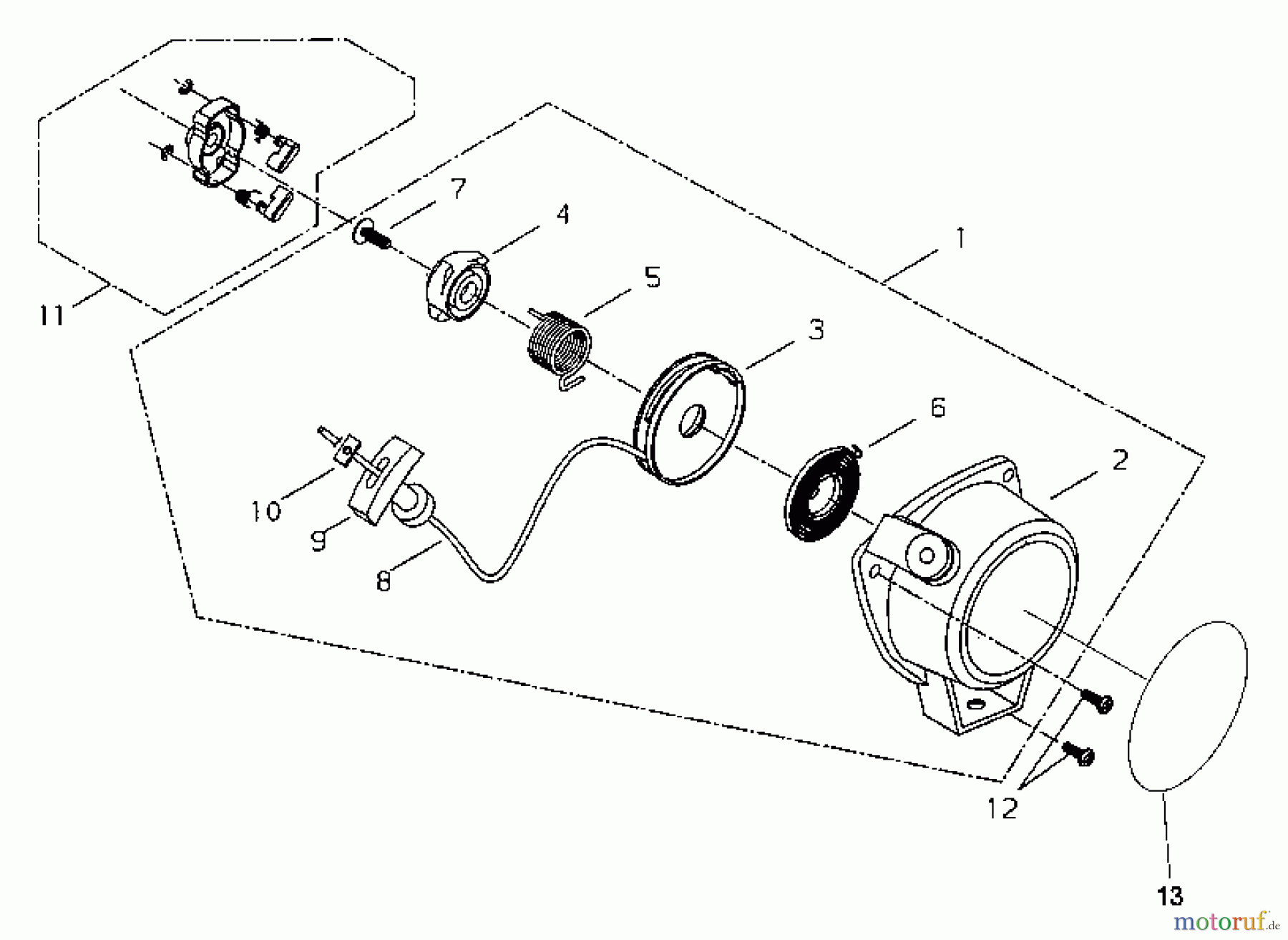  Shindaiwa Trimmer, Faden / Bürste F195S - Shindaiwa String Trimmer Starter