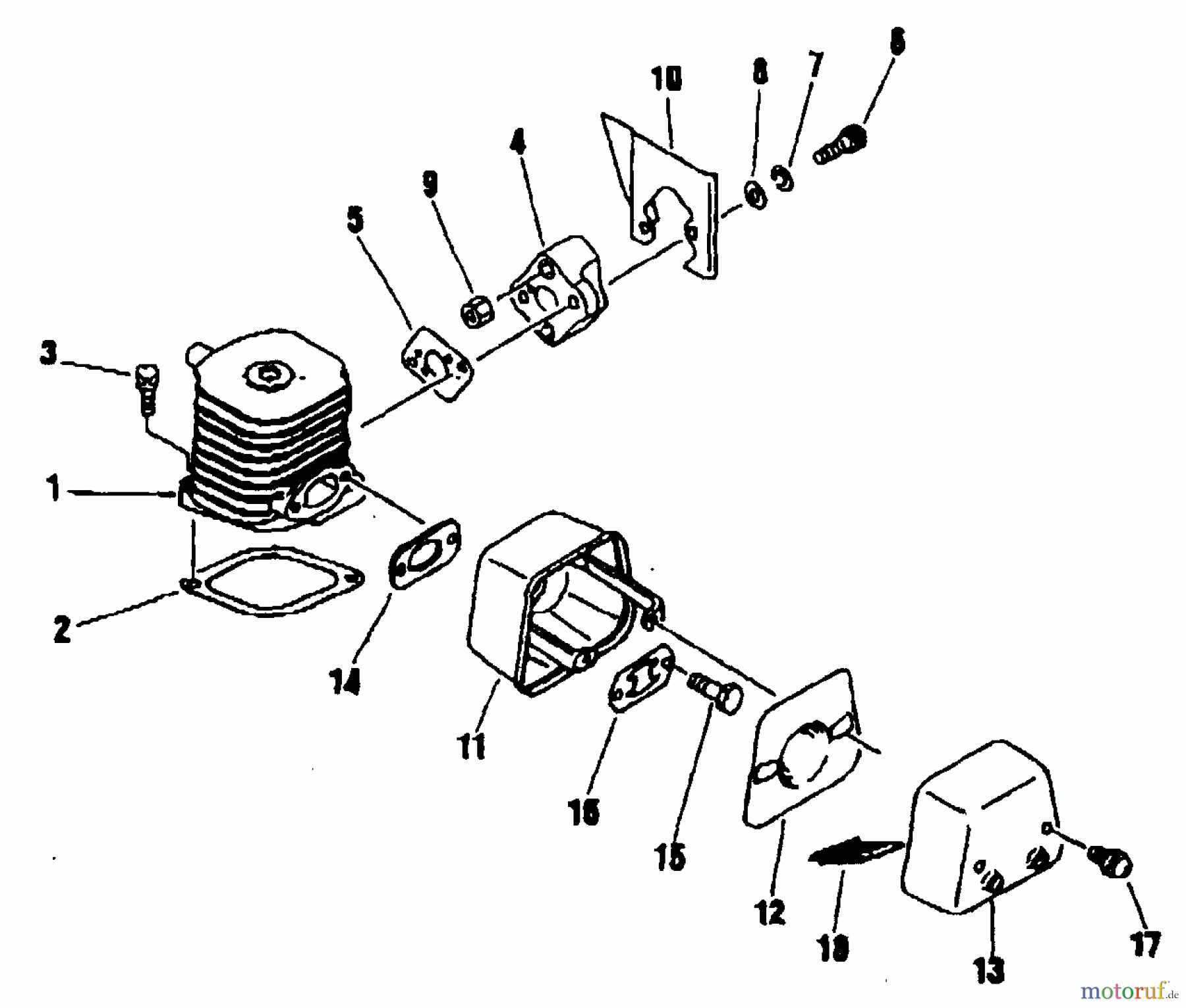  Shindaiwa Trimmer, Faden / Bürste F20 - Shindaiwa String Trimmer Cylinder