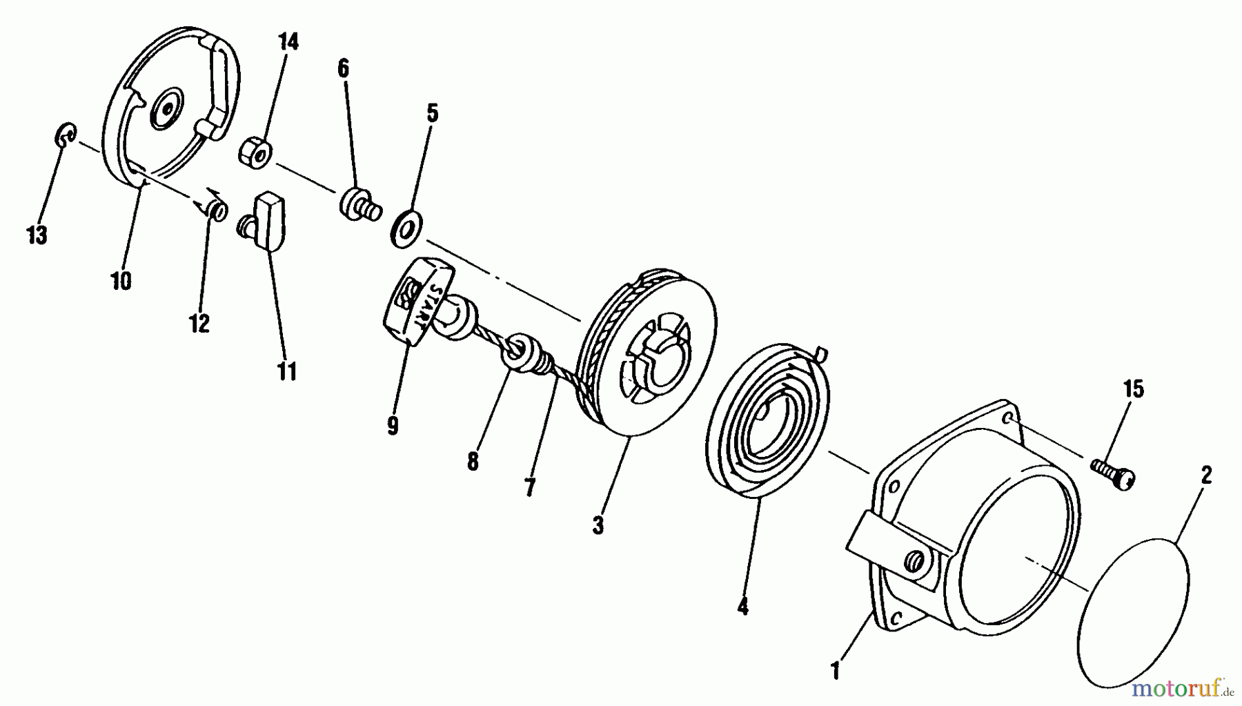 Shindaiwa Trimmer, Faden / Bürste F21 - Shindaiwa String Trimmer Starter