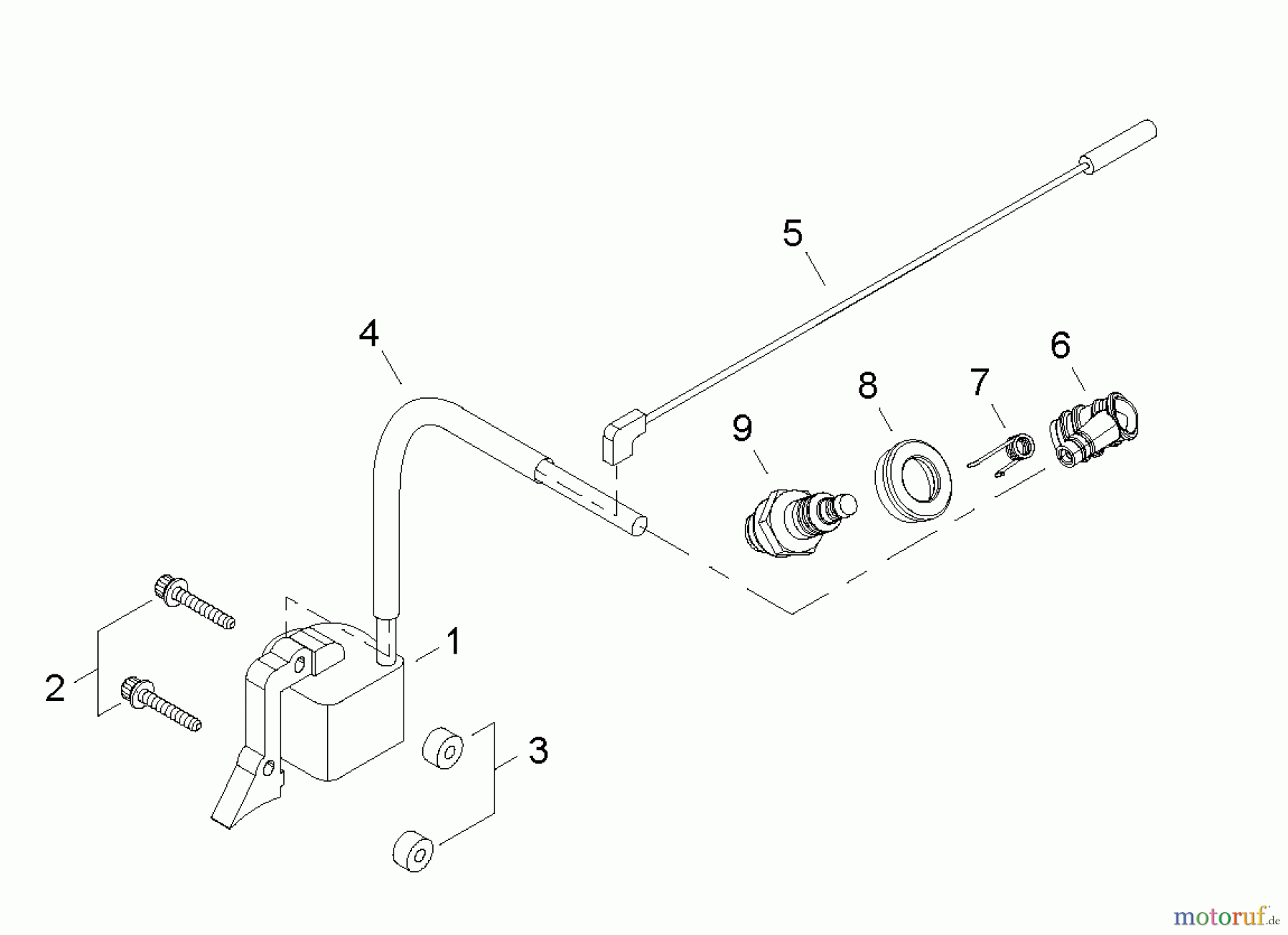 Shindaiwa Trimmer, Faden / Bürste F222-Shindaiwa String Trimmer Ignition