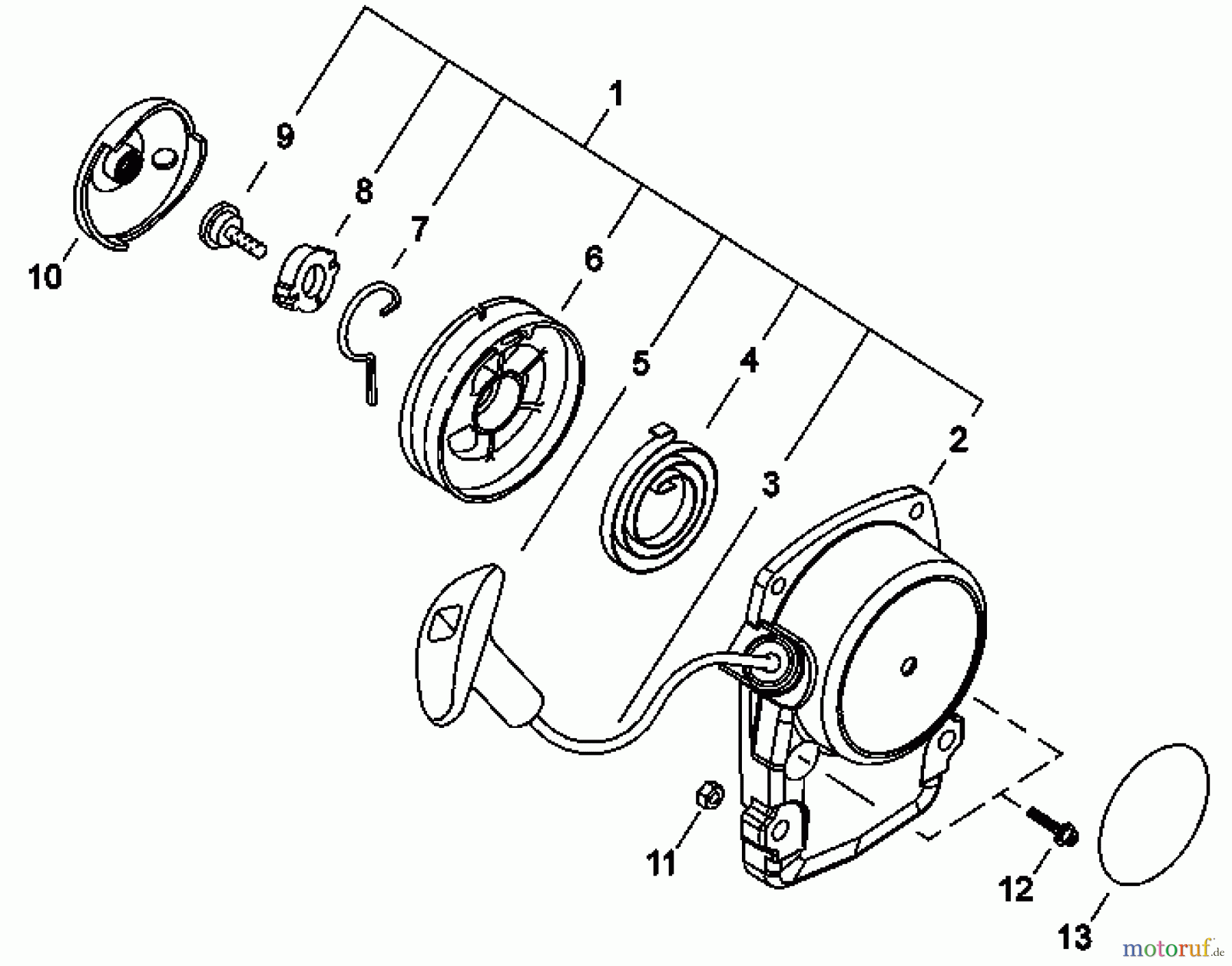 Shindaiwa Trimmer, Faden / Bürste F222-Shindaiwa String Trimmer Starter