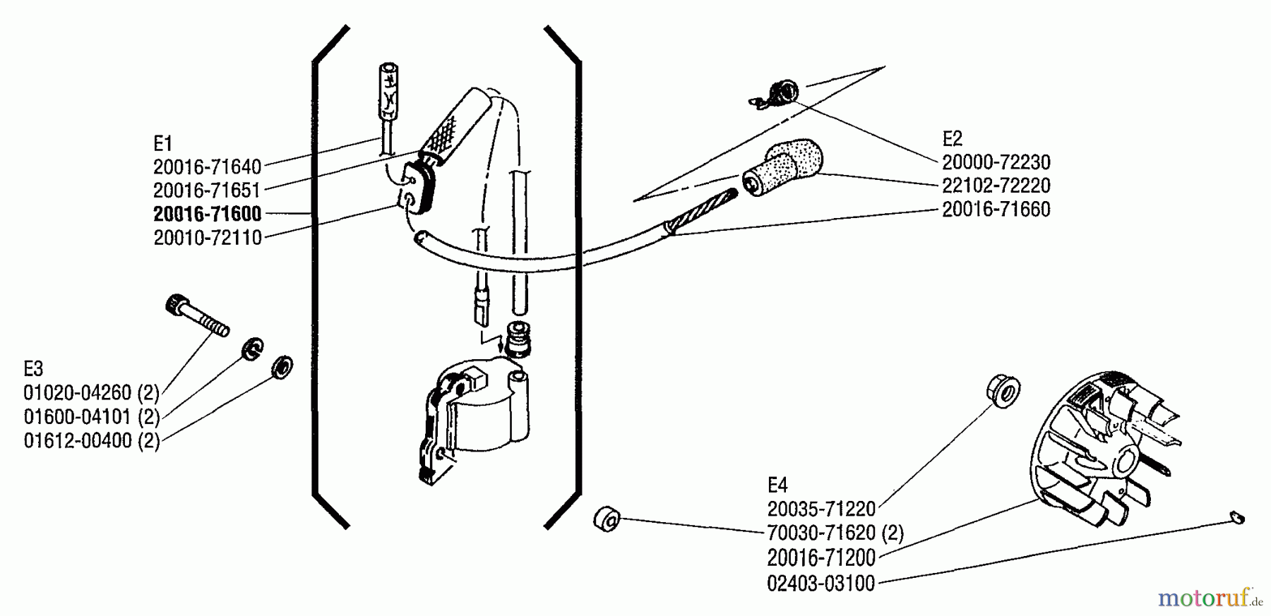 Shindaiwa Trimmer, Faden / Bürste F230 - Shindaiwa String Trimmer Coil