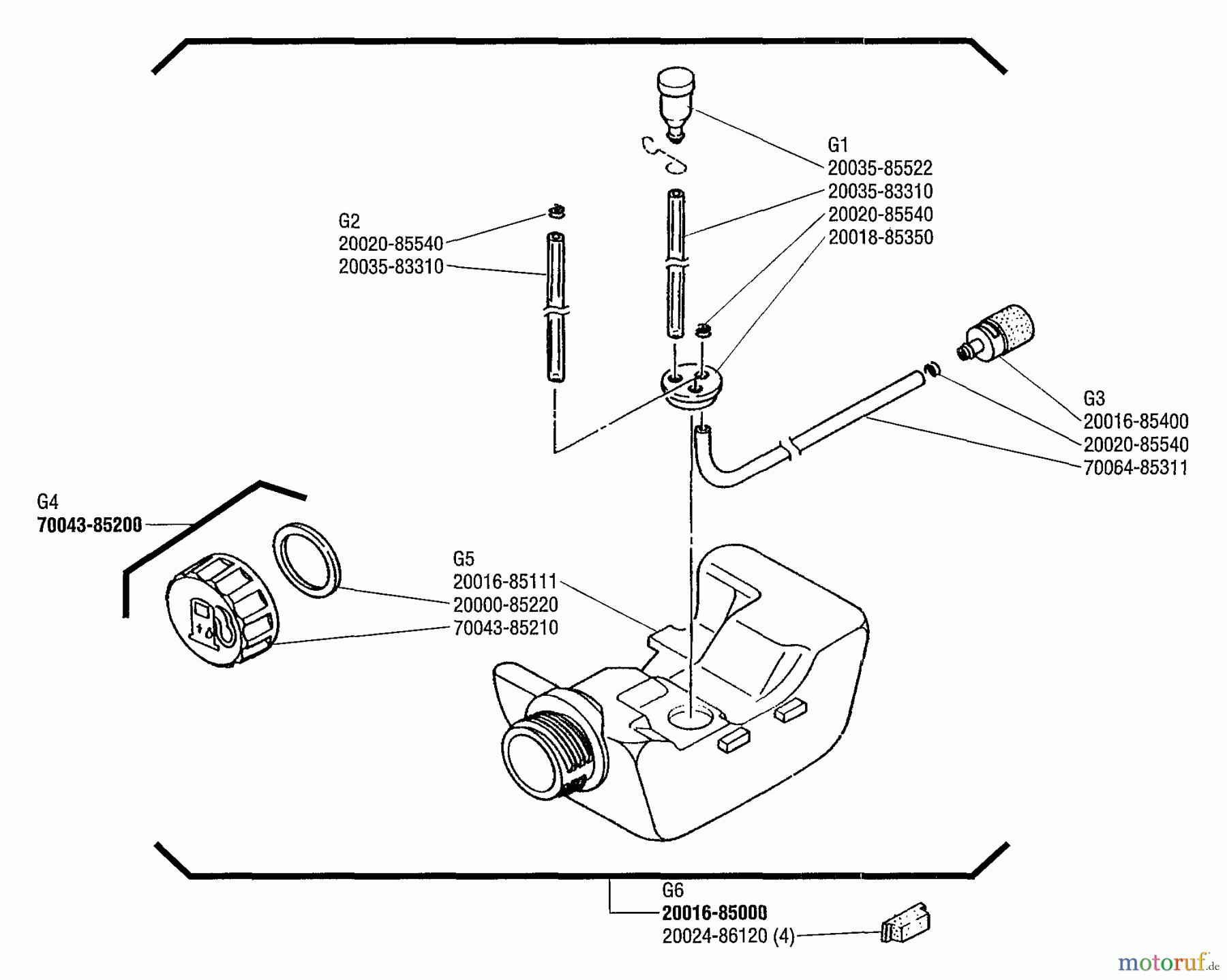 Shindaiwa Trimmer, Faden / Bürste F230 - Shindaiwa String Trimmer Fuel Tank