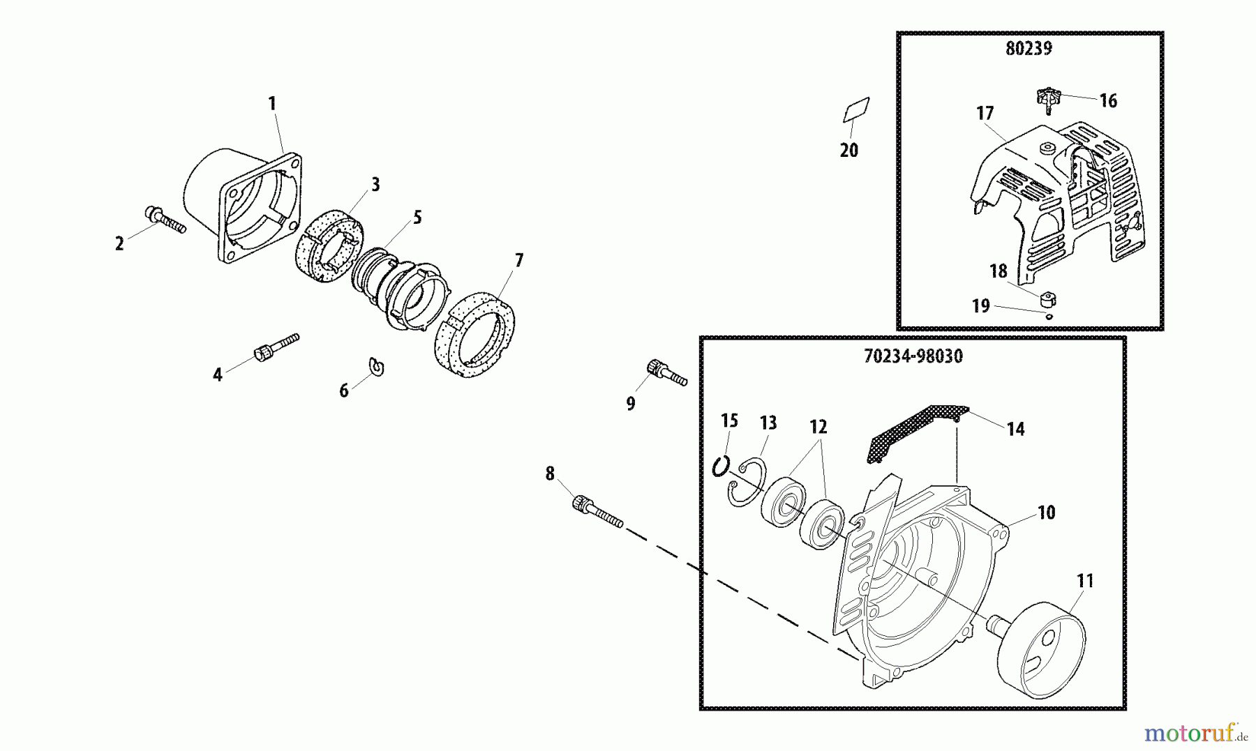Shindaiwa Trimmer, Faden / Bürste M230 - Shindaiwa Multi-Tool Fan Cover