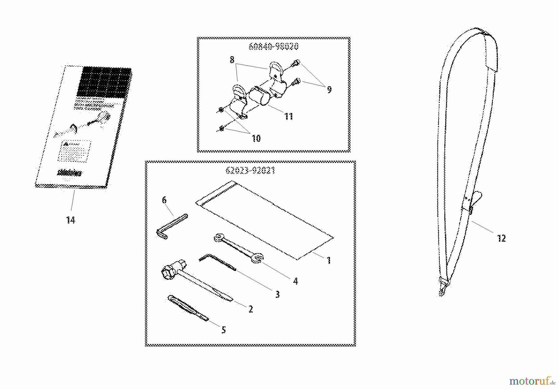  Shindaiwa Trimmer, Faden / Bürste M231 - Shindaiwa Multi-Tool Tool Set, Harness, Accessories