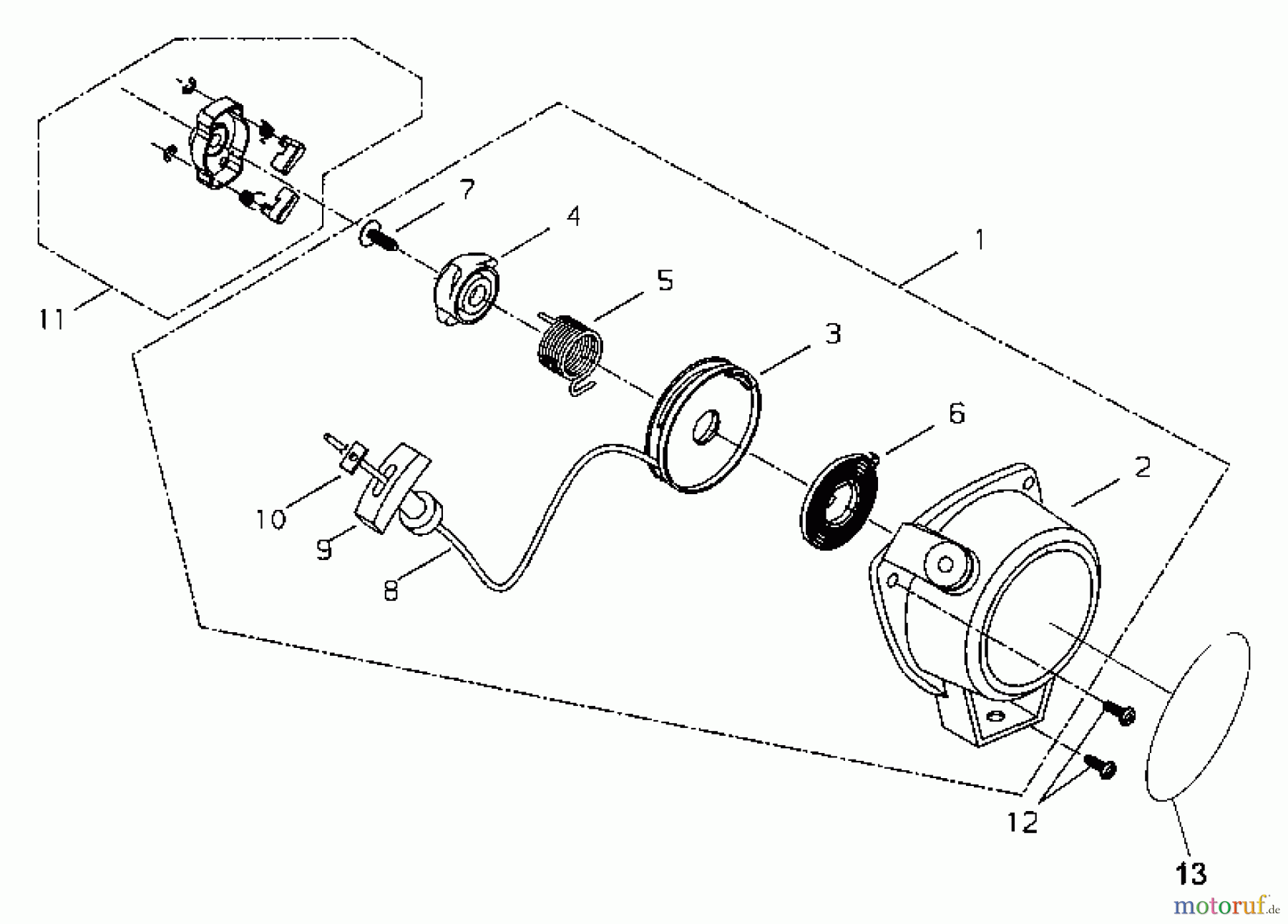  Shindaiwa Trimmer, Faden / Bürste T195S - Shindaiwa String Trimmer Starter