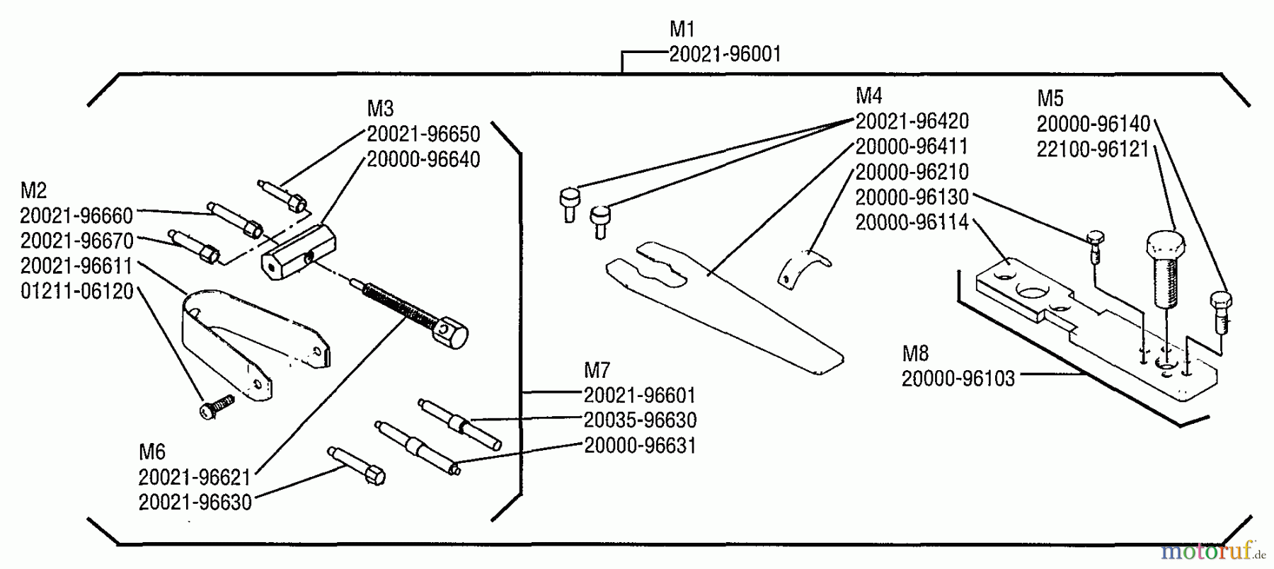 Shindaiwa Trimmer, Faden / Bürste C20 - Shindaiwa String Trimmer / Brush Cutter Brackets