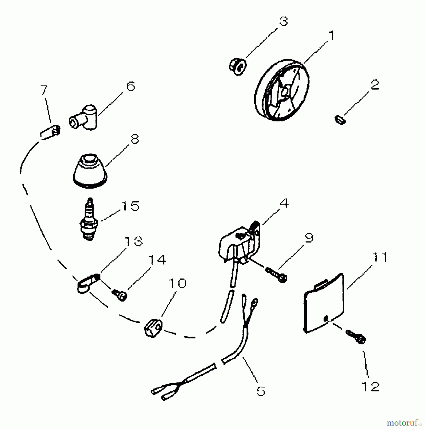  Shindaiwa Bläser / Sauger / Häcksler / Mulchgeräte EB630 (EPA) - Shindaiwa Back Pack Blower Flywheel, Ignition
