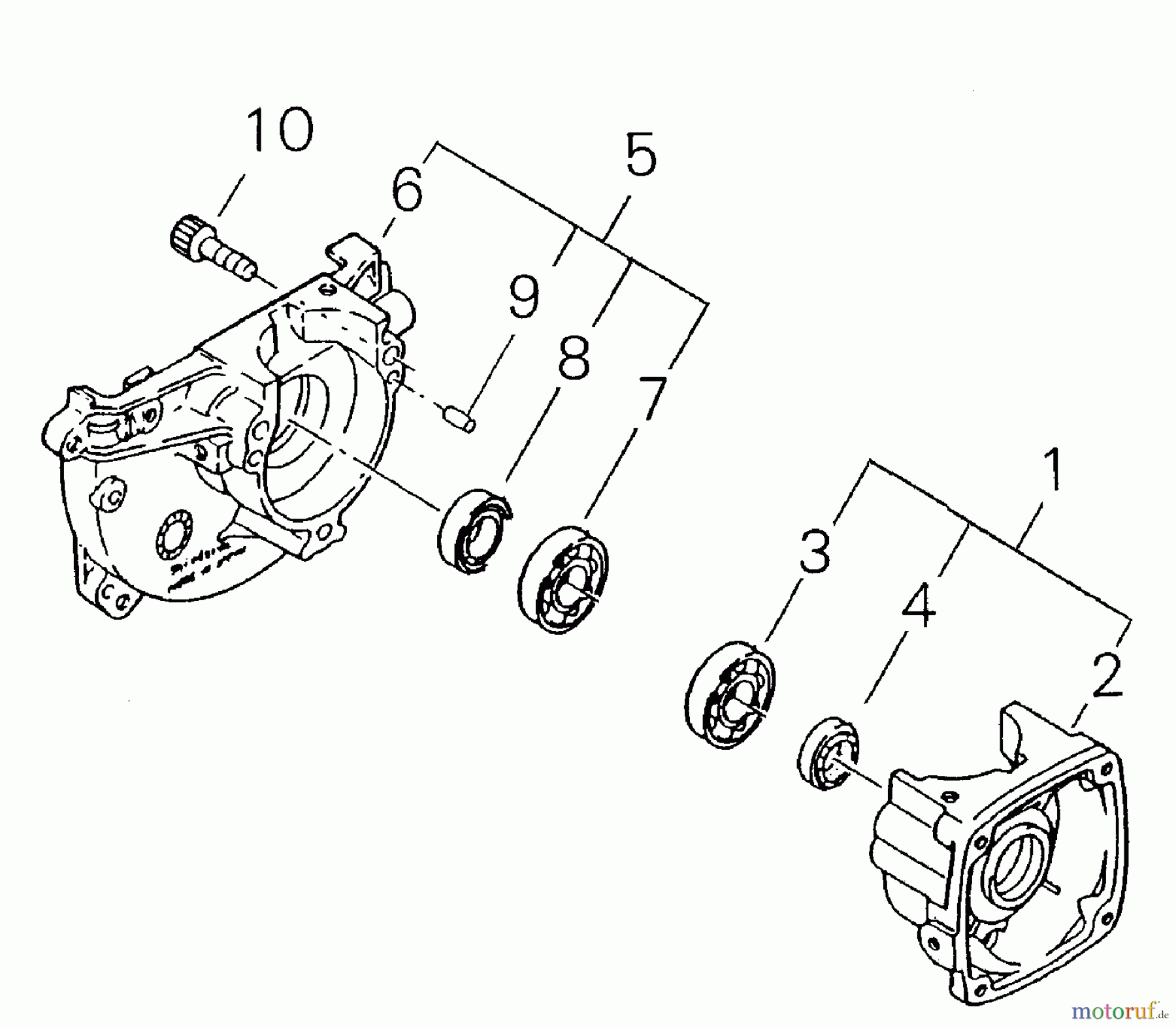 Shindaiwa Trimmer, Faden / Bürste T220 - Shindaiwa String Trimmer Crankcase
