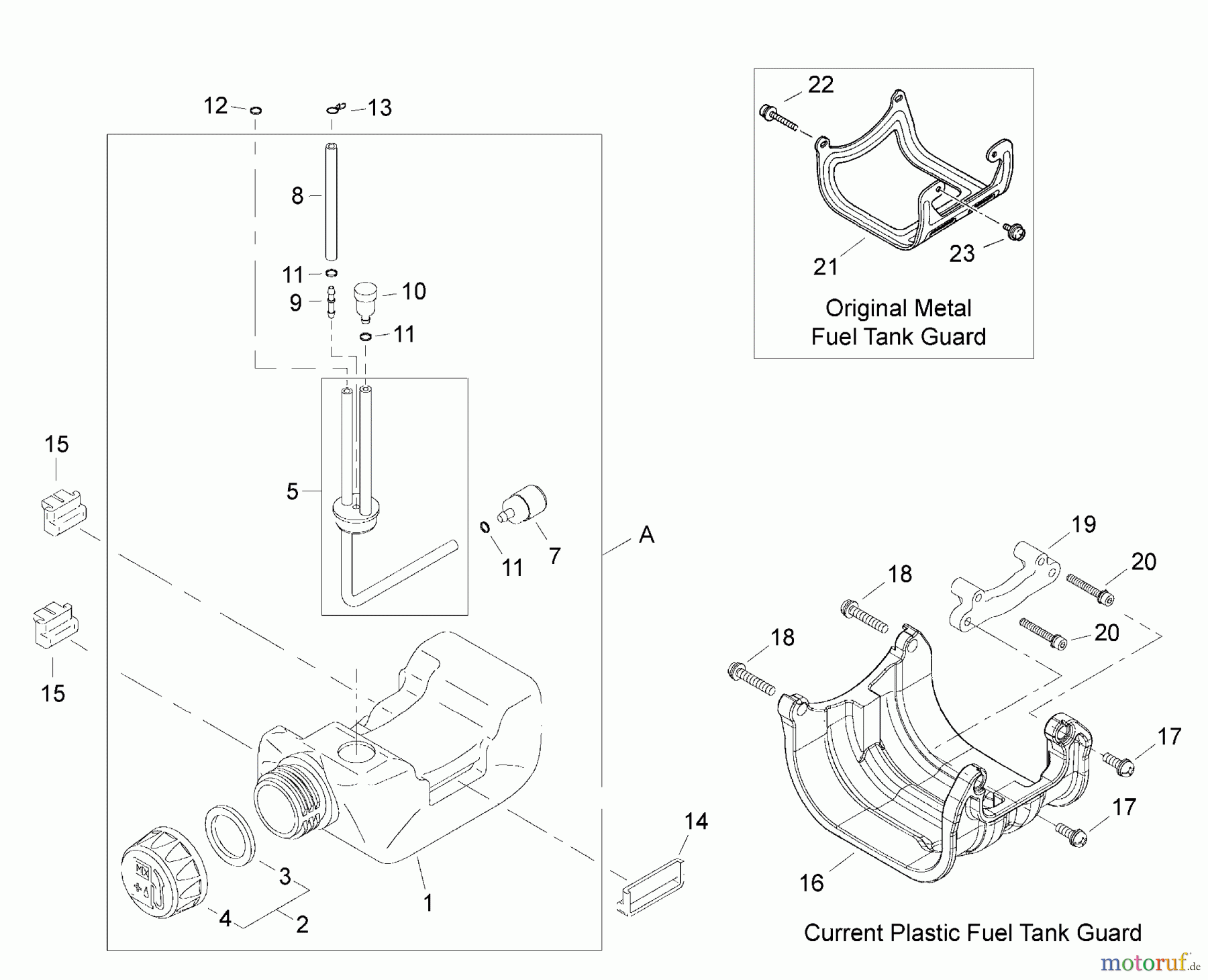 Shindaiwa Trimmer, Faden / Bürste T220 - Shindaiwa String Trimmer Fuel Tank