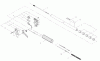 Shindaiwa T222 - String Trimmer Ersatzteile Outer Pipe Assembly, Throttle Lever Assembly