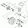 Shindaiwa T230XR EMC - String Trimmer, S/N: 9013195 - 9095664 Ersatzteile Clutch, Piston