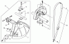 Shindaiwa T230XR EMC - String Trimmer, S/N: 9013195 - 9095664 Ersatzteile Handle Assembly / Debris Shield