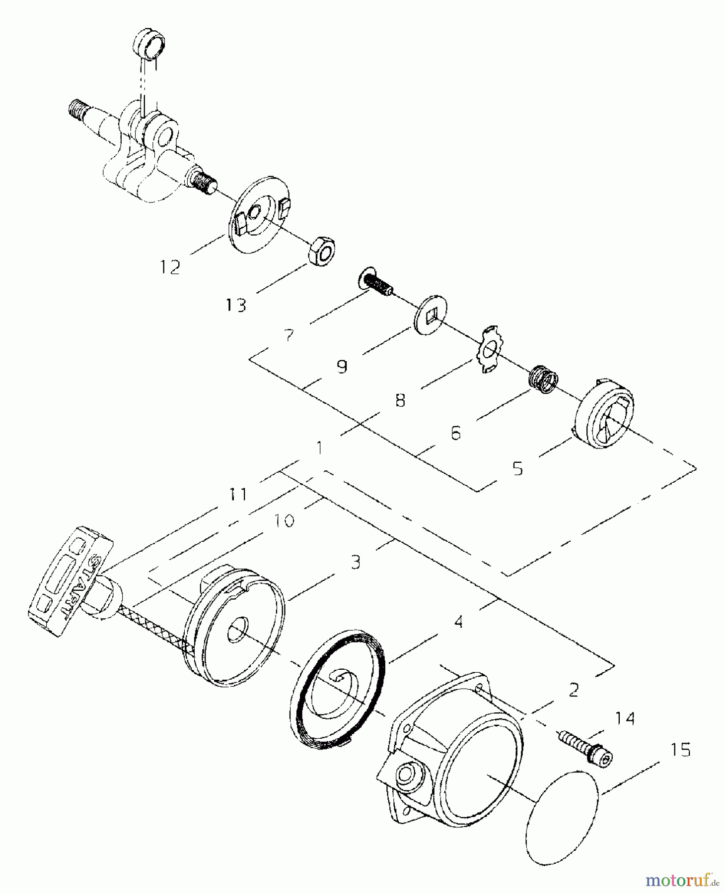 Shindaiwa Trimmer, Faden / Bürste T231X - Shindaiwa String Trimmer Starter