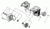 Shindaiwa EB630RT - Back Pack Blower Ersatzteile Crankcase, Engine Cover