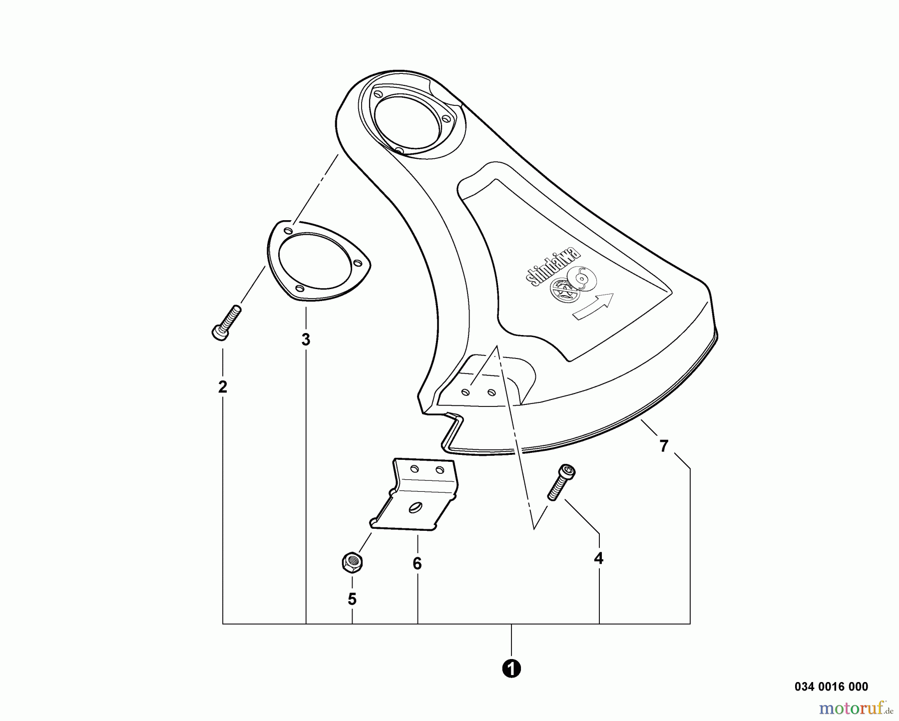  Shindaiwa Trimmer, Faden / Bürste T235 - Shindaiwa String Trimmer, Debris Shield - Plastic