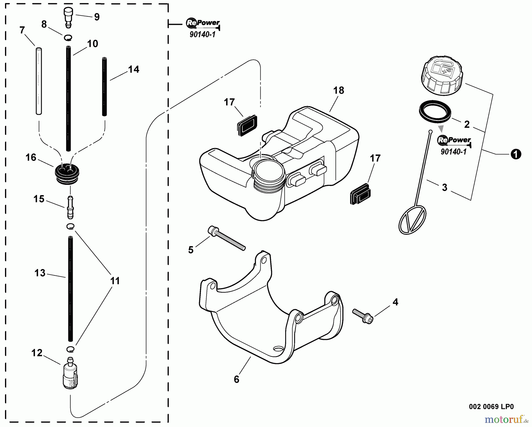Shindaiwa Trimmer, Faden / Bürste T242 - Shindaiwa String Trimmer, S/N: T16413001001 - T16413999999 Fuel System S/N: T16413001151 - T16413999999
