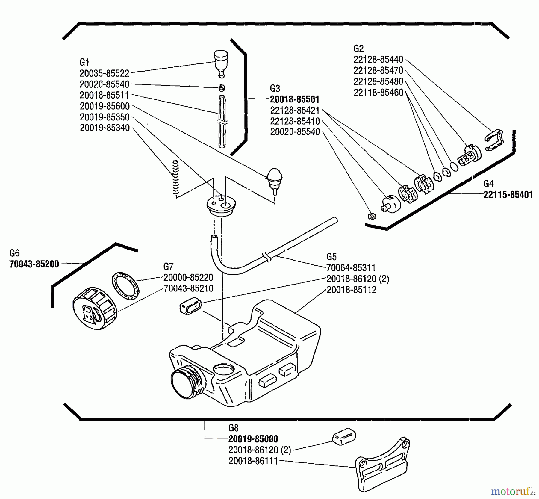  Shindaiwa Trimmer, Faden / Bürste T250 - Shindaiwa String Trimmer Fuel Tank