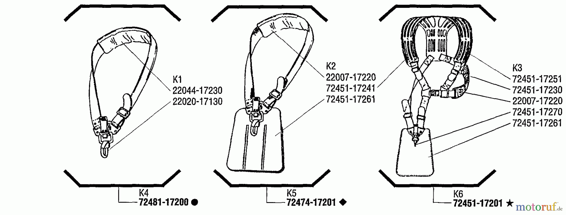 Shindaiwa Trimmer, Faden / Bürste T250 - Shindaiwa String Trimmer Shoulder Harness