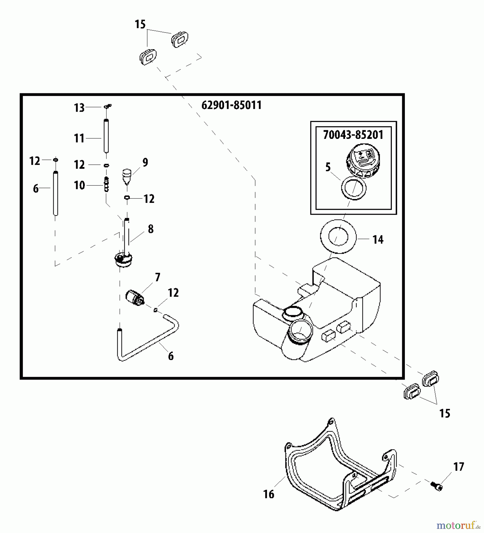  Shindaiwa Trimmer, Faden / Bürste T2500X - Shindaiwa String Trimmer Fuel Tank