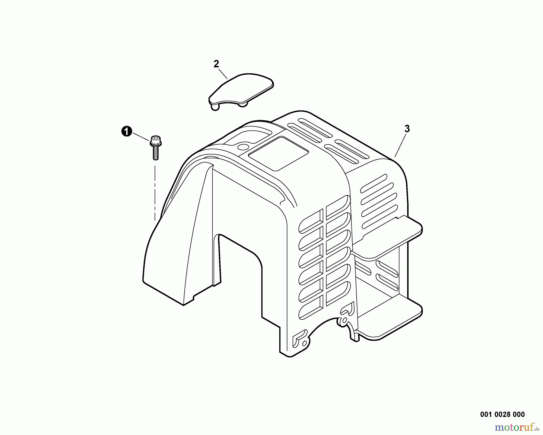 Shindaiwa Trimmer, Faden / Bürste M254 - Shindaiwa Multi-Tool, S/N: T12912001001 - T12912999999 Engine Cover