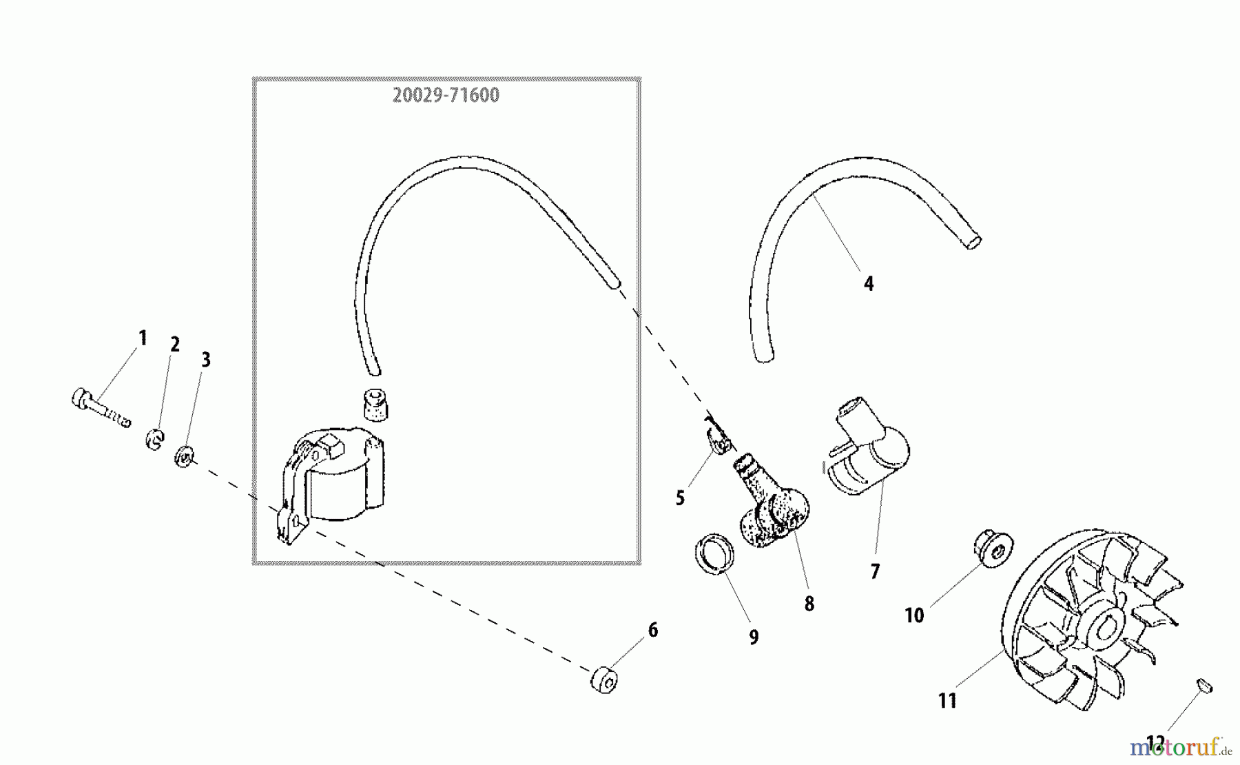Shindaiwa Trimmer, Faden / Bürste T260 - Shindaiwa String Trimmer Flywheel