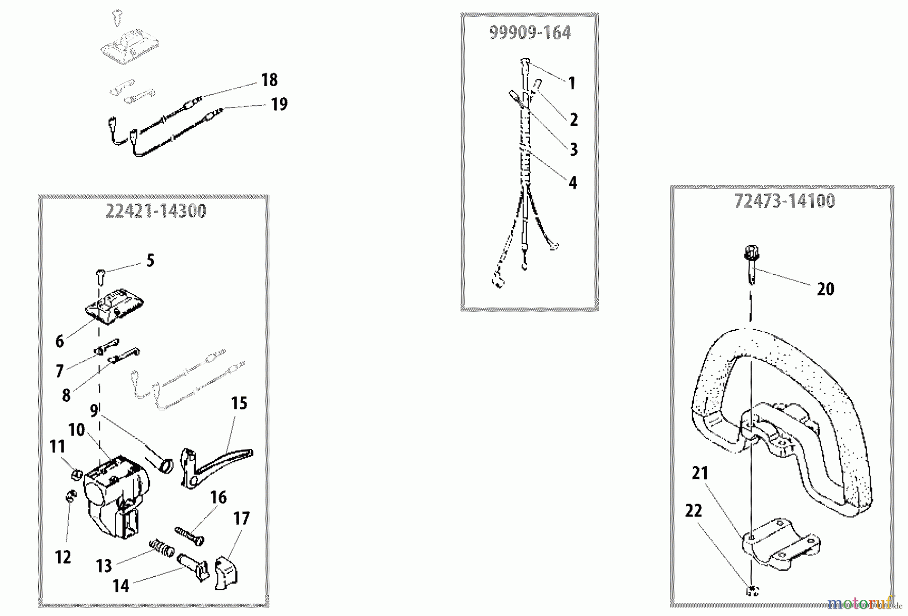 Shindaiwa Trimmer, Faden / Bürste T260B - Shindaiwa String Trimmer Throttle Lever (1)
