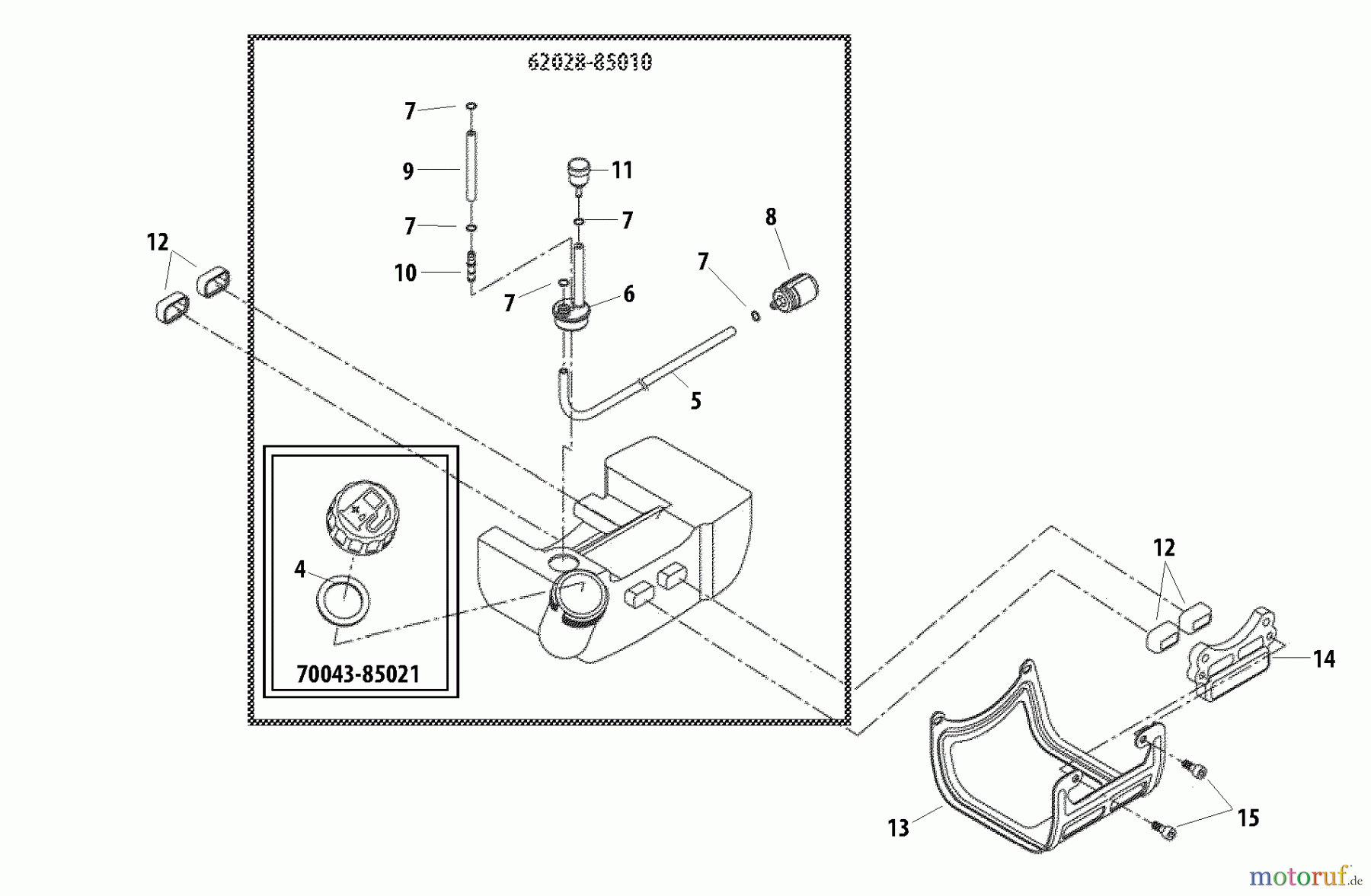 Shindaiwa Trimmer, Faden / Bürste T261 - Shindaiwa String Trimmer Fuel Tank