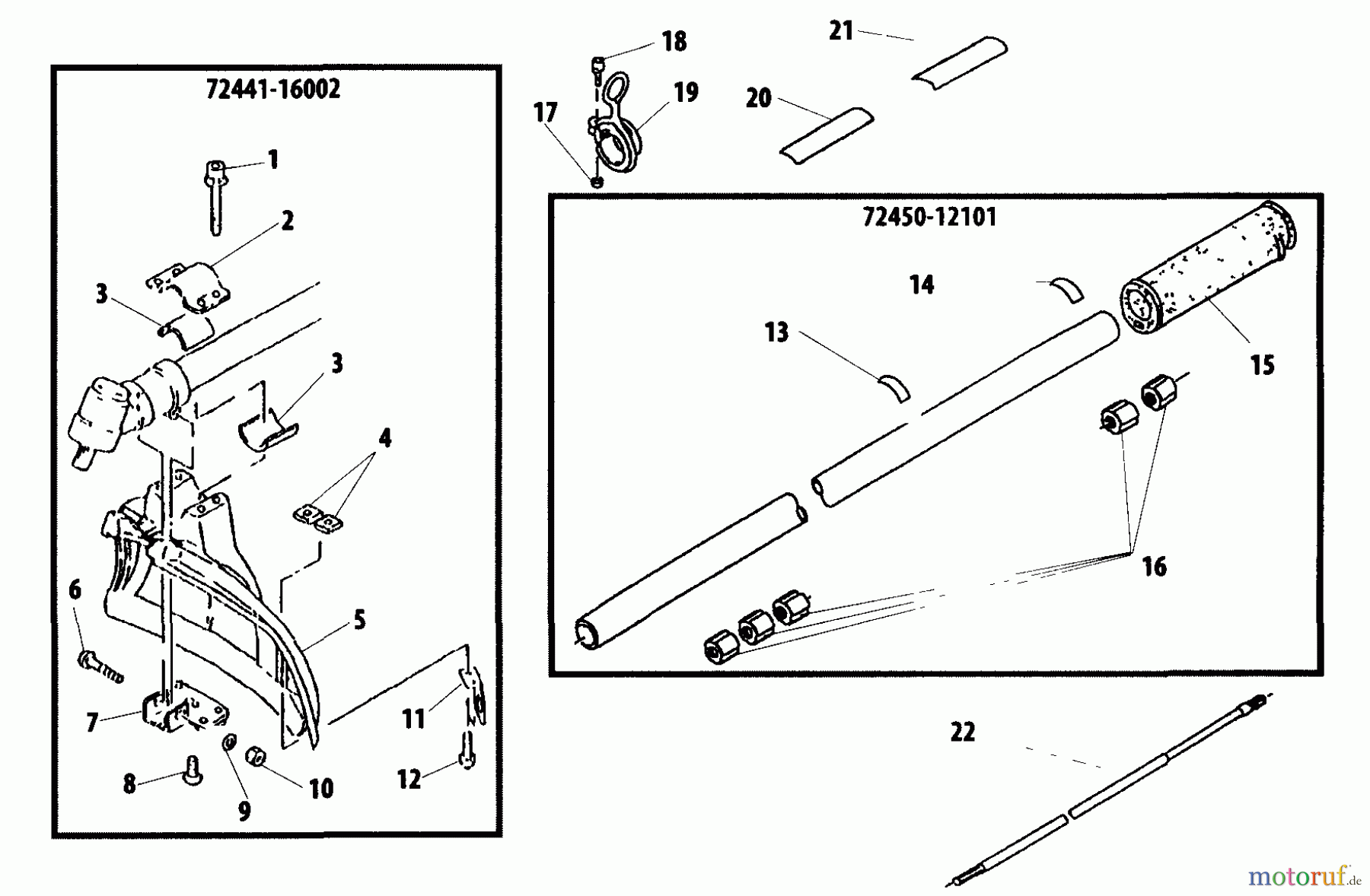 Shindaiwa Trimmer, Faden / Bürste T270 - Shindaiwa String Trimmer Outer Tube
