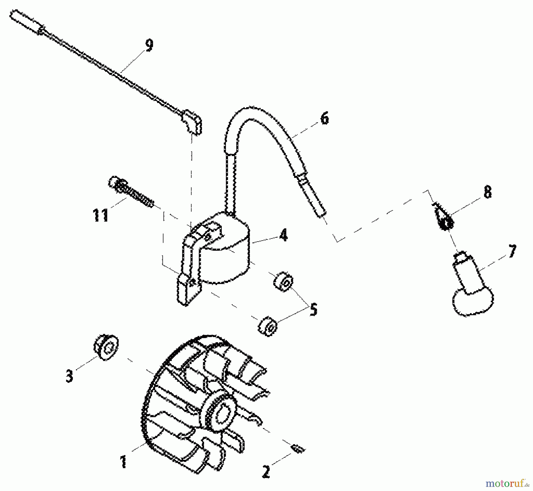 Shindaiwa Trimmer, Faden / Bürste T272X - Shindaiwa String Trimmer Flywheel, Ignition